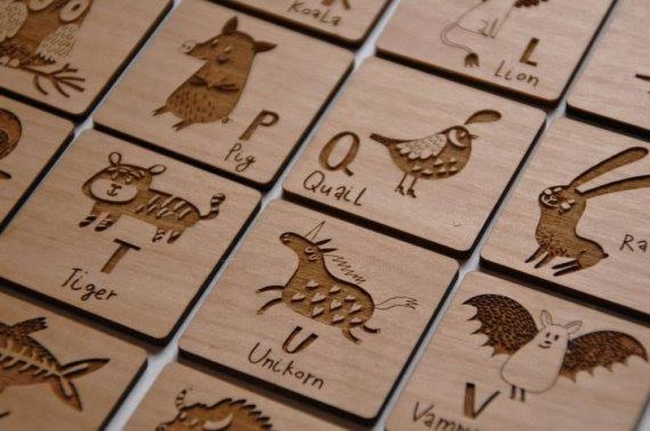 How far into the material does laser engraving cut?