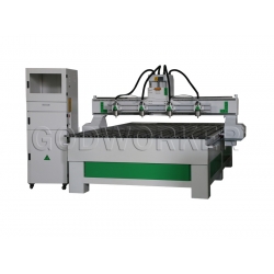 GW-1325 Multi heads woodworking cnc router / CNC multi-head engraving machine