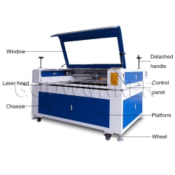 GW-1610 Split image marble laser engraving machine