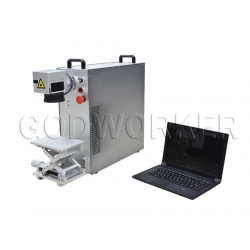 Portable fiber marking machine for steel name plates and tag, plates