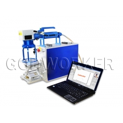 Portable fiber marking machine for steel name plates and tag, plates