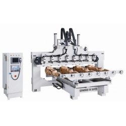 GW-1325 Multi heads woodworking cnc router / CNC multi-head engraving machine