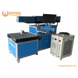 Large size Dynamic focusing CO2 laser marking machine for cutting paper card