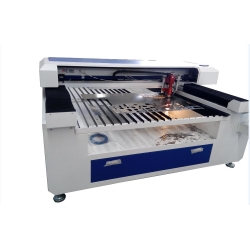 GW-1325 metal nonmetal laser cutting machine 280W + 60W
